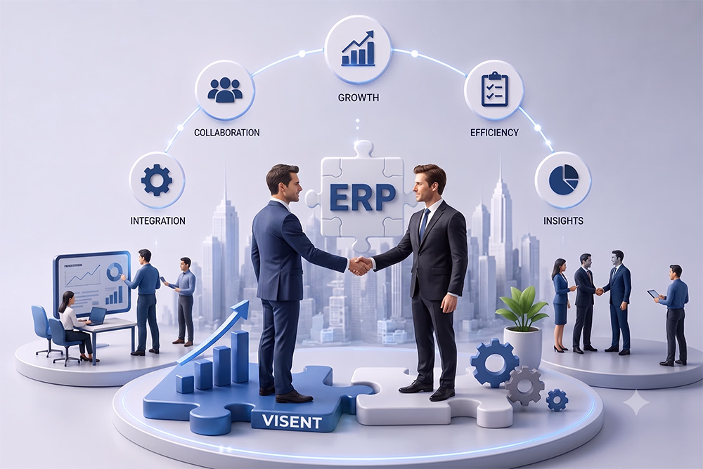 ERP Partnership - Collaboration, Growth, Efficiency, Insights, Integration
